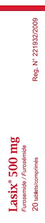 Lasix Tablets 500mg°